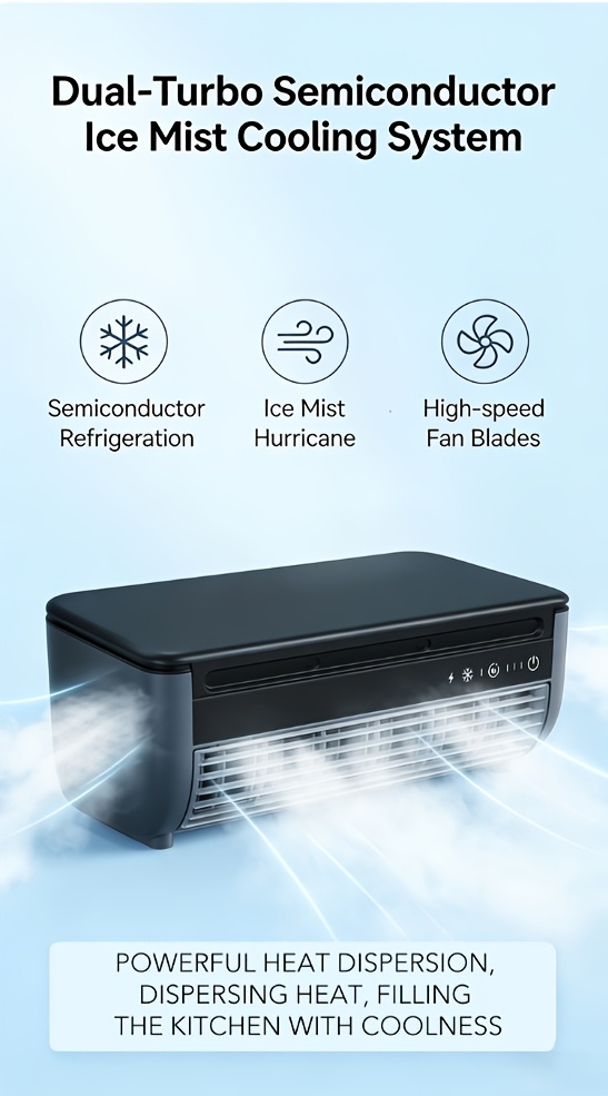 humidifier and cooling fan usb rechargeable ideal for   camping and travel rapid   cooling with   compact lightweight rv essential Product details 2