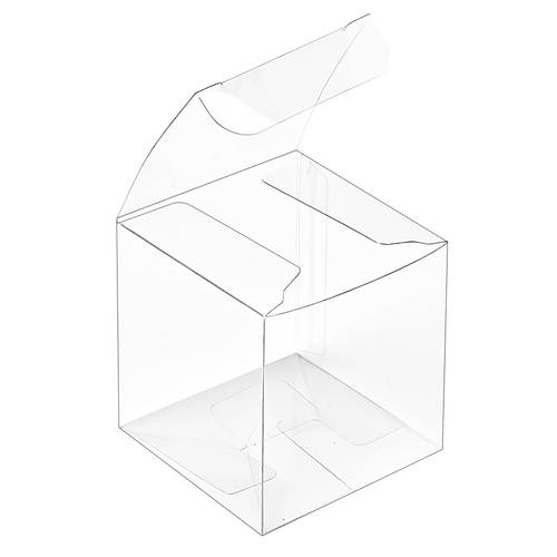 100pcs clear gift boxes clear plastic gift boxes suitable for weddings parties birthdays and gift packaging storage non food contact