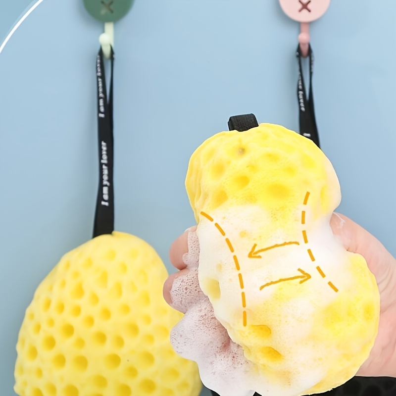 Small Skin-Friendly Bath Sponge for Gentle Cleansing