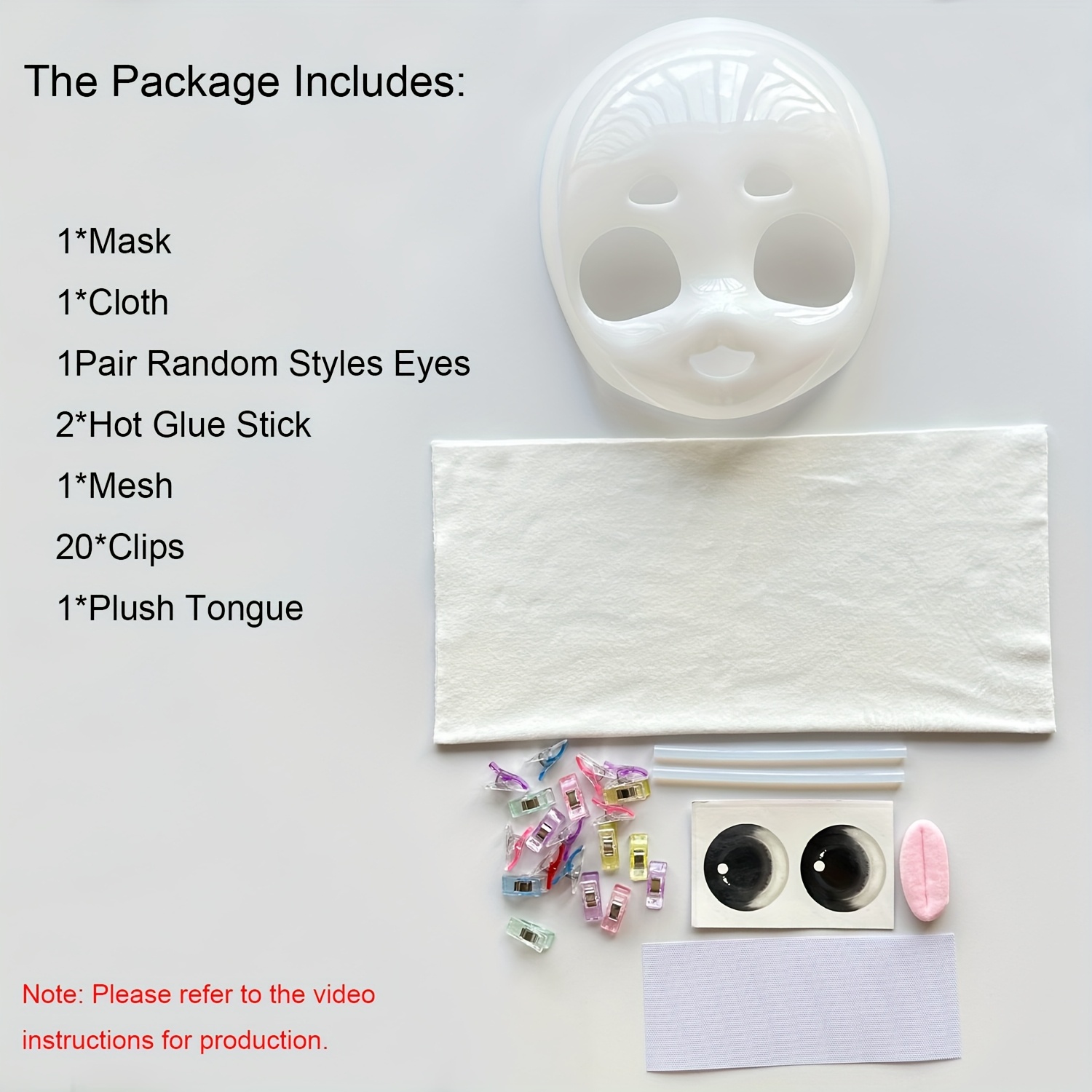 27개 성인용 퍼수트 마스크 키트 세트 코스프레 및 애니메이션 행사용 퍼리 테리안 마스크 액세서리 크리스마스 - Temu  Republic of Korea, image size:1500x1500