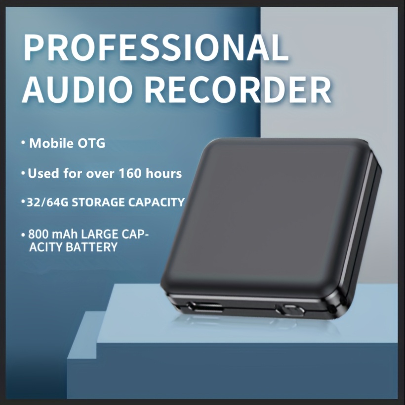 160 hour super long voice recorder with magnetic suction recorder 0