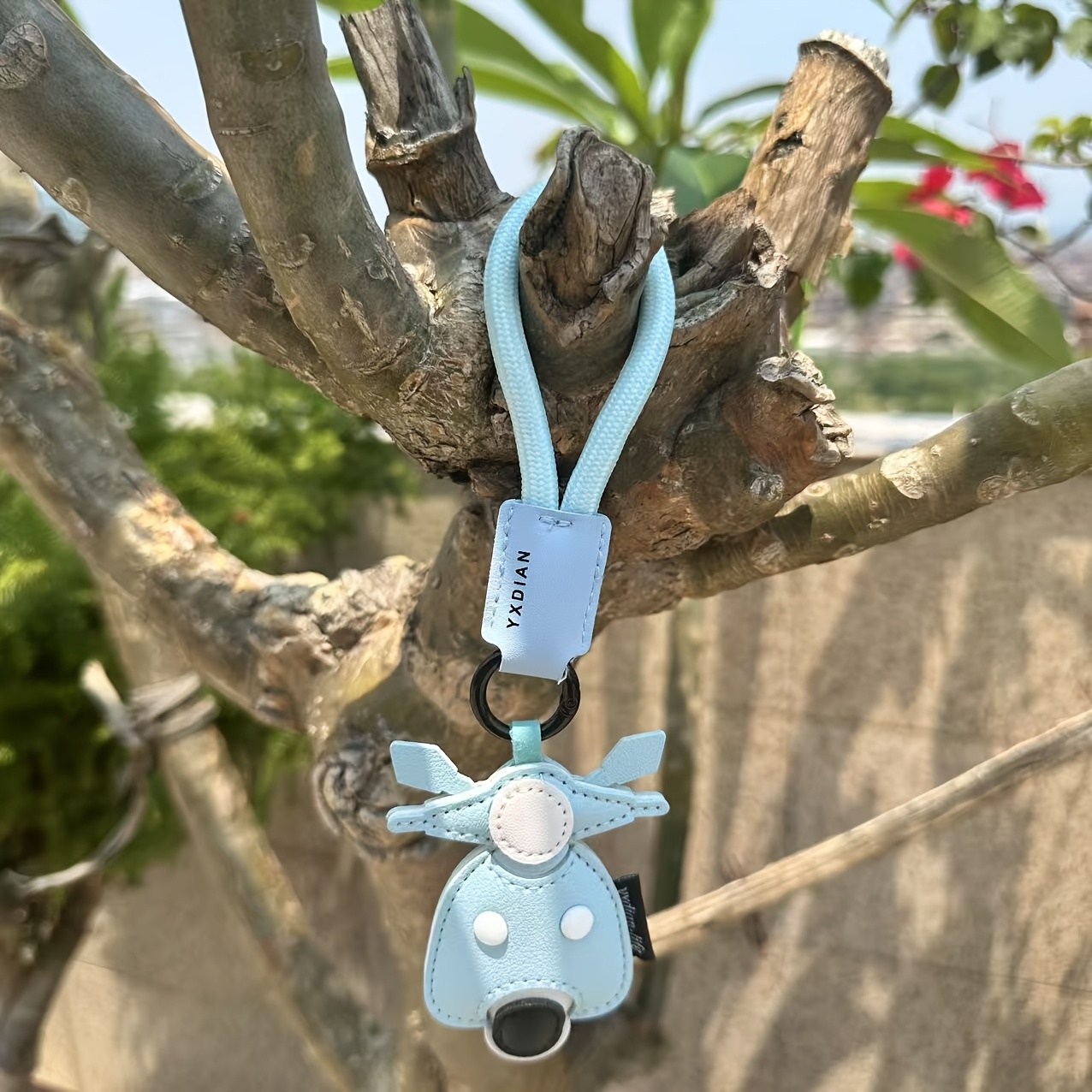 Image of A New Bus, Motorcycle Faux Leather Keychain Pendant Key Chain - Women's Fashion Bags And Backpack Ornaments - Lobster Clasp - Suitable For Valentine's Day Gifts And Decorations