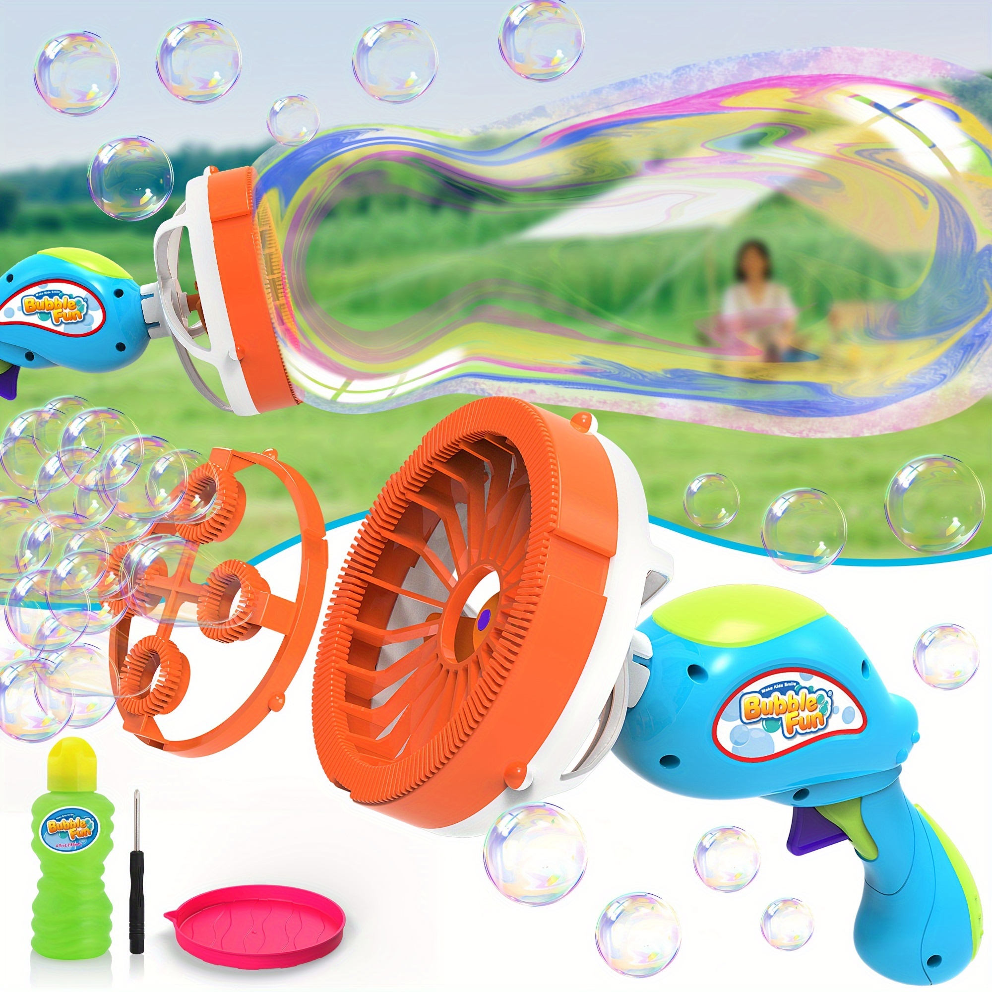 Burbujas para niños  Máquina de burbujas para niños pequeños Niñas Niños  En el interior N Favores de la fiesta al aire libre - Cámara automática de  la máquina de burbujas con