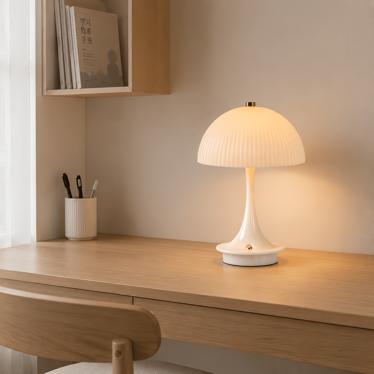 LED Intelligent Rechargeable Desk Lamp with Touch Control