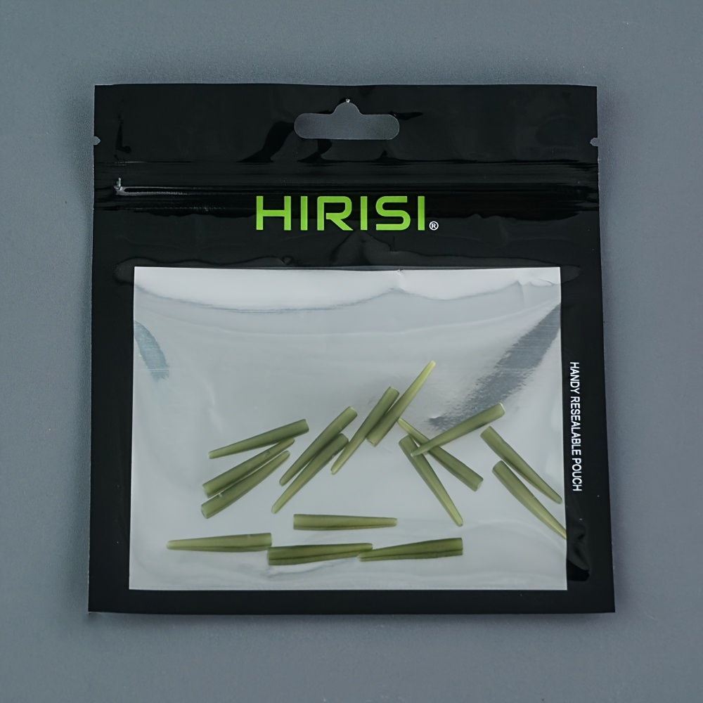 Hirisi 20pcs Carp Fishing Rubber Sleeves Anti- Fishing Terminal Tackle Additions