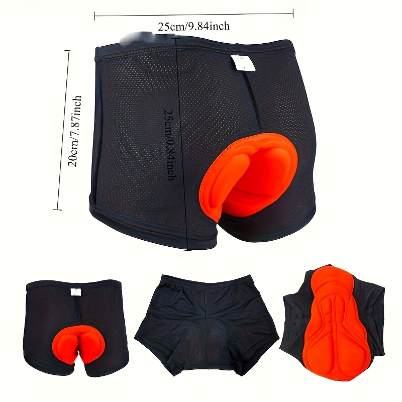 E-shop M-XXL Herren Damen Fahrrad Shorts Unterwäsche Hosen Gel 3D Gepolstert