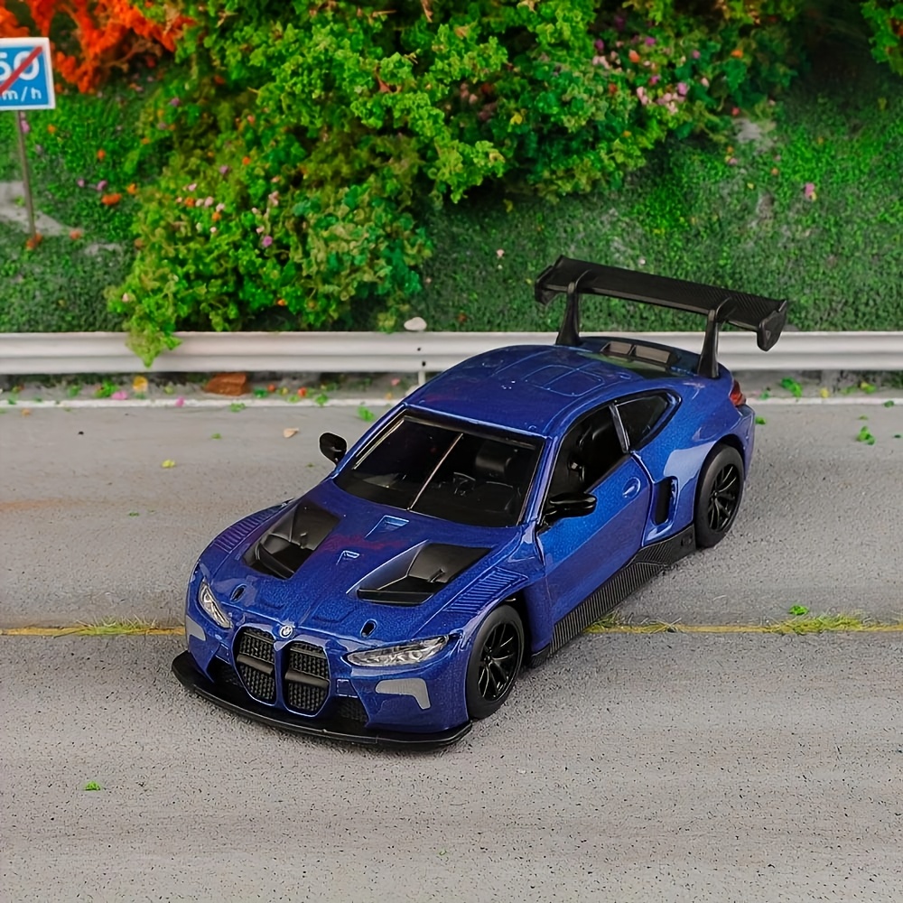 Image of For M4 Scale 1:44 Die-cast Model Car With - Realistic Racing Replica, Collectible Toy For & S, Birthday Gift For Car Enthusiasts (1/44 Scale)