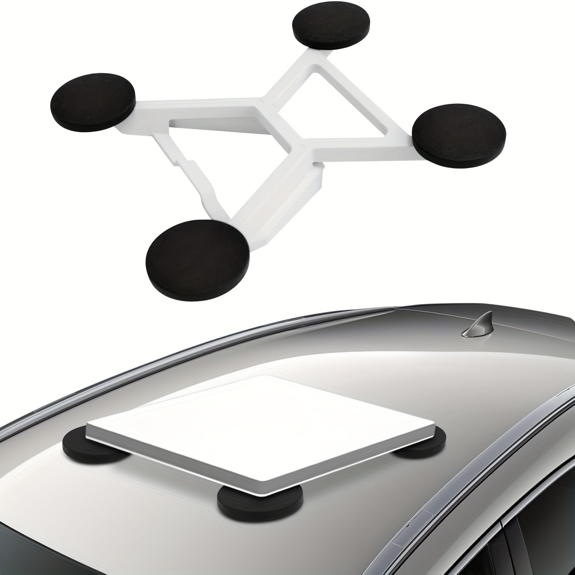 Support de Toit Magnétique Starlink Mini, Kit d'Installation Compatible avec le Support Magnetique pour RVs, Vans, Bateaux, Yachts et Camions - Alliage Aluminium, Accessoires Poids Lourds, Équipement Nautique, Fixation Sécurisée, Porte-Adjustable, Matériau Haute Qualité, Construction Durable, Idéal Pour les Passionnés du Navigant