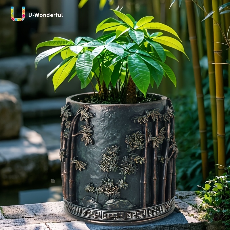 basin with rope handles beach style home decor plant pot - patio, lawn &  garden - Temu