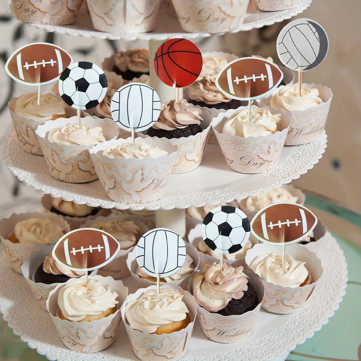 Volleyball Birthday Party Decorations Set - Banner, Balloons & Cake Toppers For Sports Theme