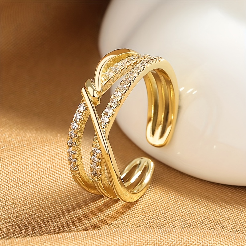 1pc Light Luxury Minimalist Ring Women's Fashion Individual , Gift For , Christmas Accessory