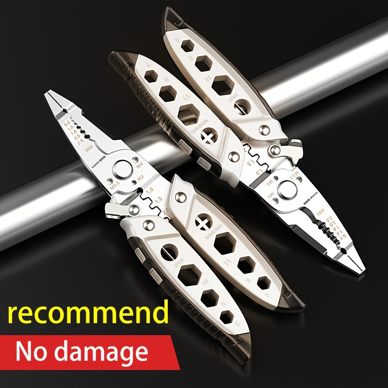 

1pc Multi-functional Wire Stripper/ Pliers Electrician For Maximum Efficiency, Hardware Tools Electrician Universal Tool Pliers