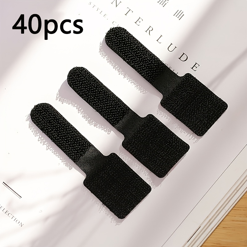40 pack self   cable clips wall   for computer wires and ethernet  