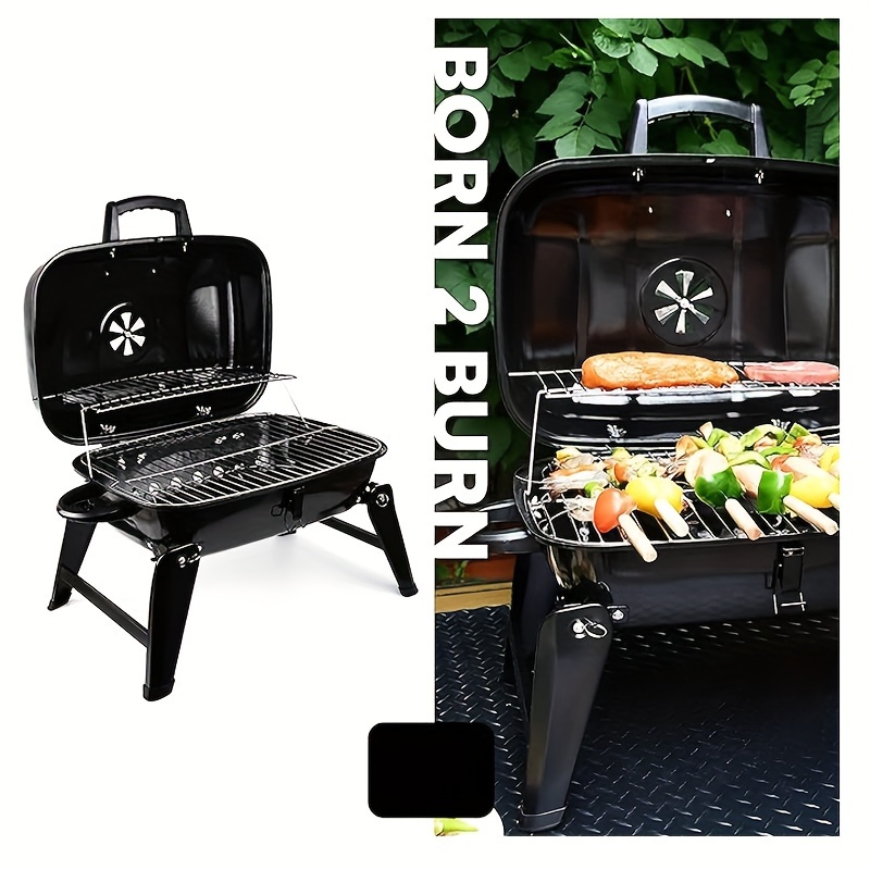 Charcoal Bbq Grill High Quality Barbecue Mini Portable - Temu Canada