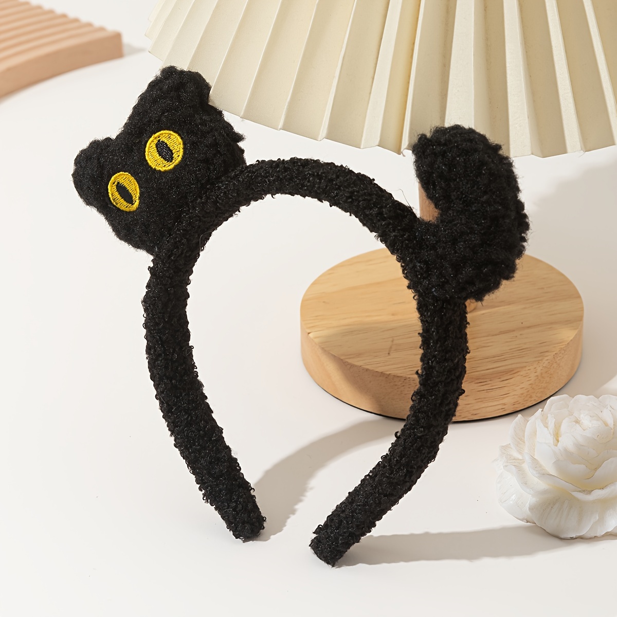 TEMU 1pc Cute Elegant Autumn Winter Cat Headband, Suitable For Autumn Winter