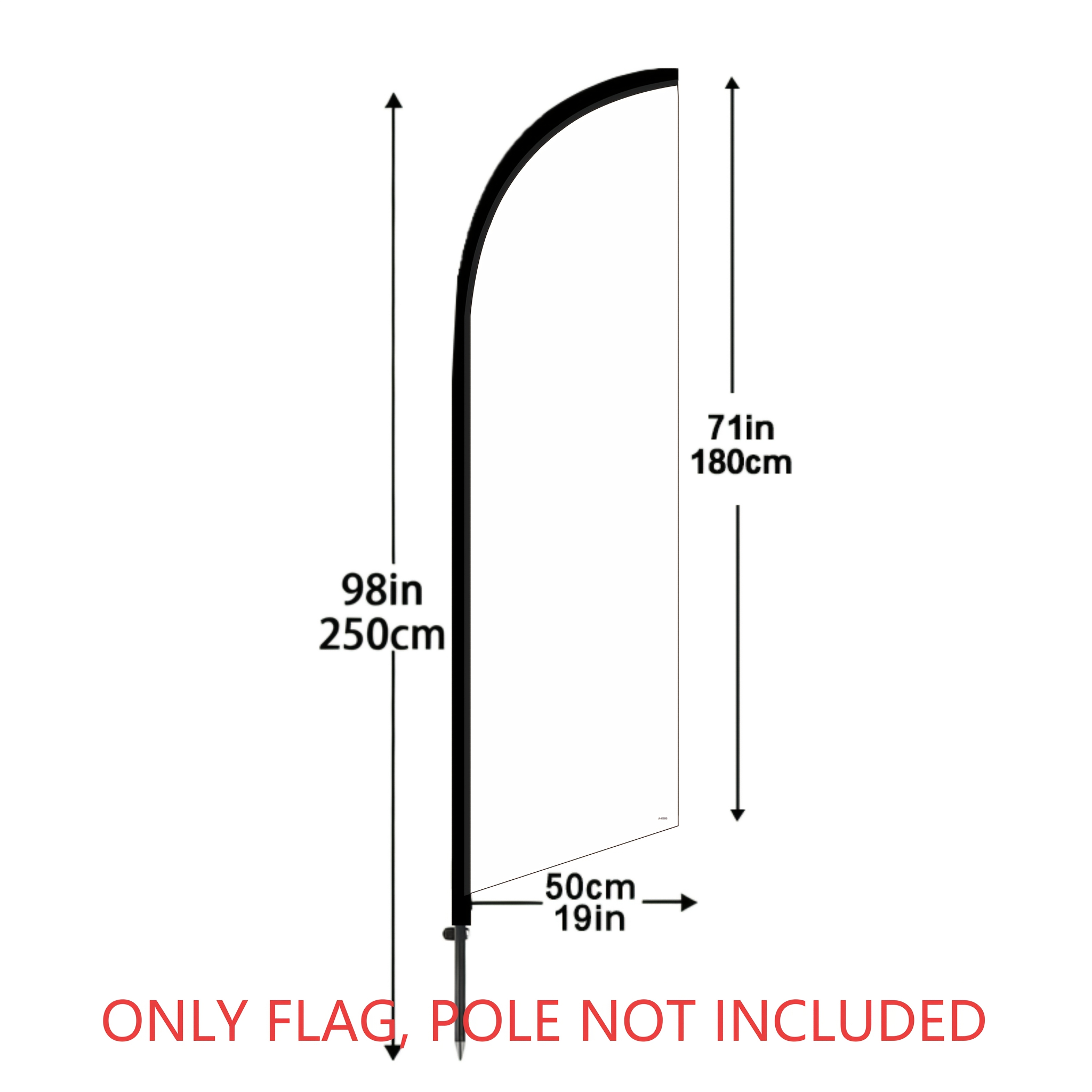 TEMU A Set Of Themed 6.5-foot Tall Advertising Banner Flags, Beach Flags, Double-sided Display, And , Wind-resistant And Durable, Portable And , Made