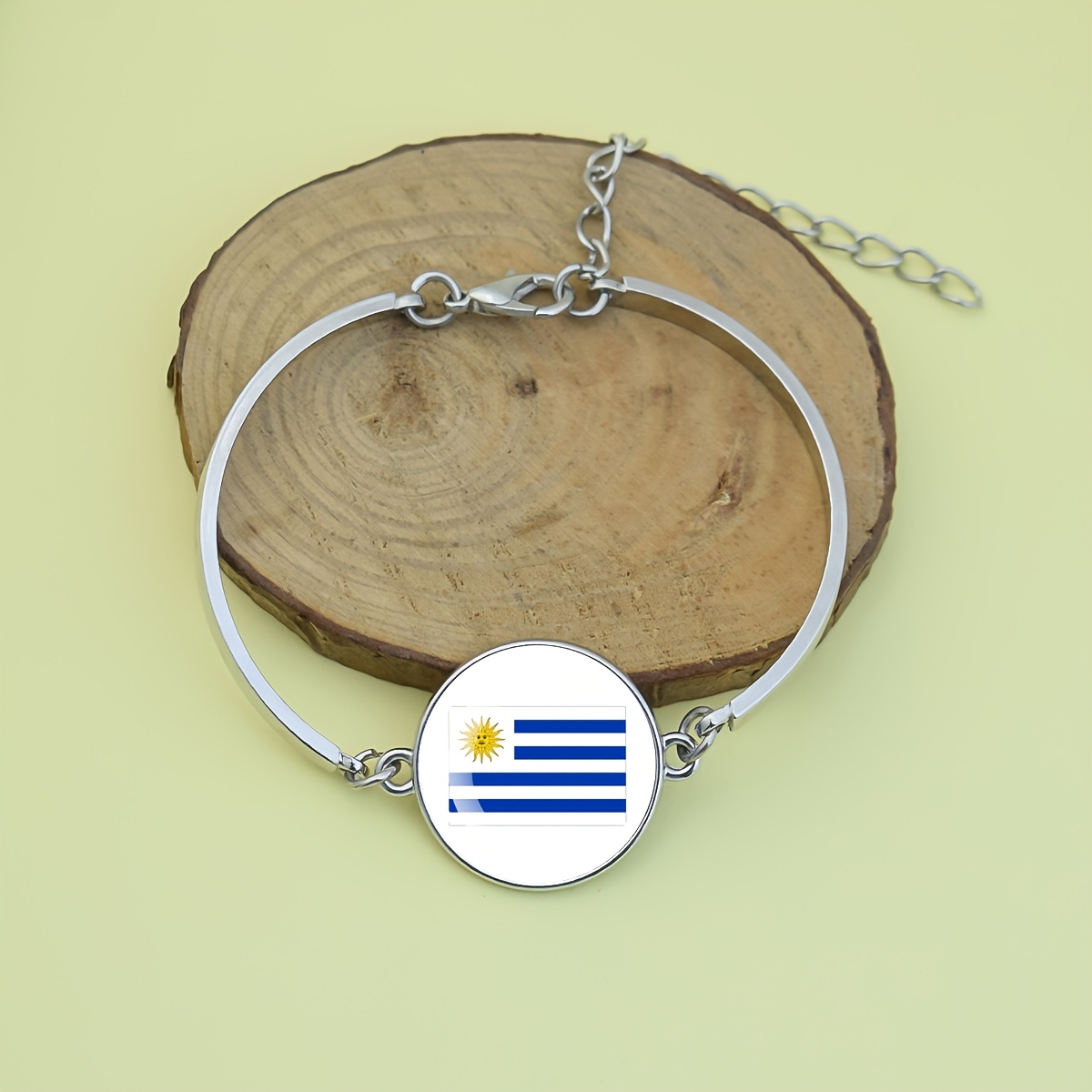 TEMU Pulsera ajustable con de Uruguay, para mujeres como un accesorio elegante para el uso diario especiales