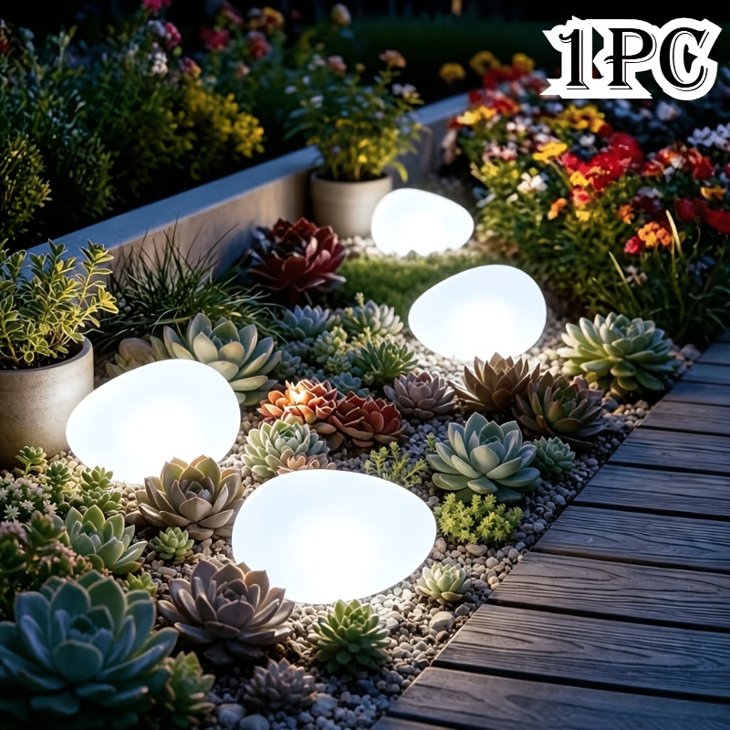 solar powered imitation stone lamp suitable for indoor and outdoor use with automatic switch and no wiring required spherical led ambient light decorative lighting for courtyards     and tables
