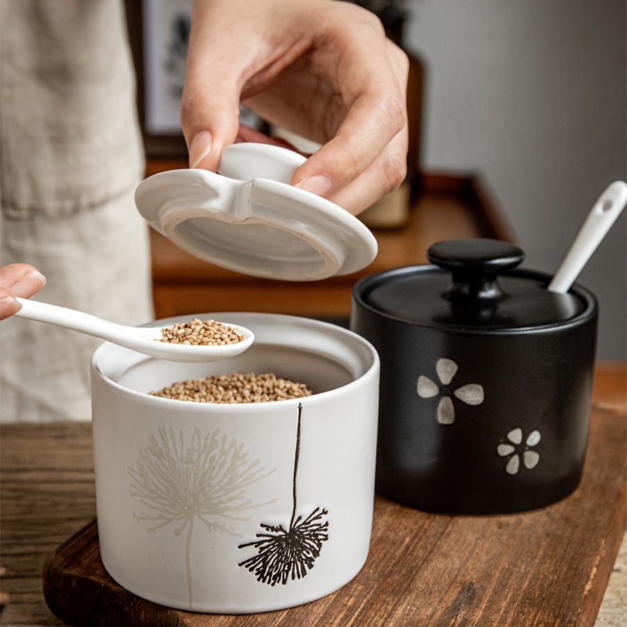 vintage ceramic seasoning jar set Temu