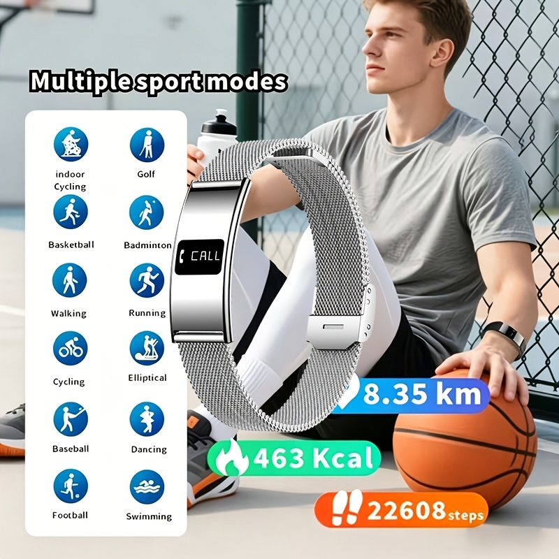 Smart Sports Watch with Multiple Strap Options