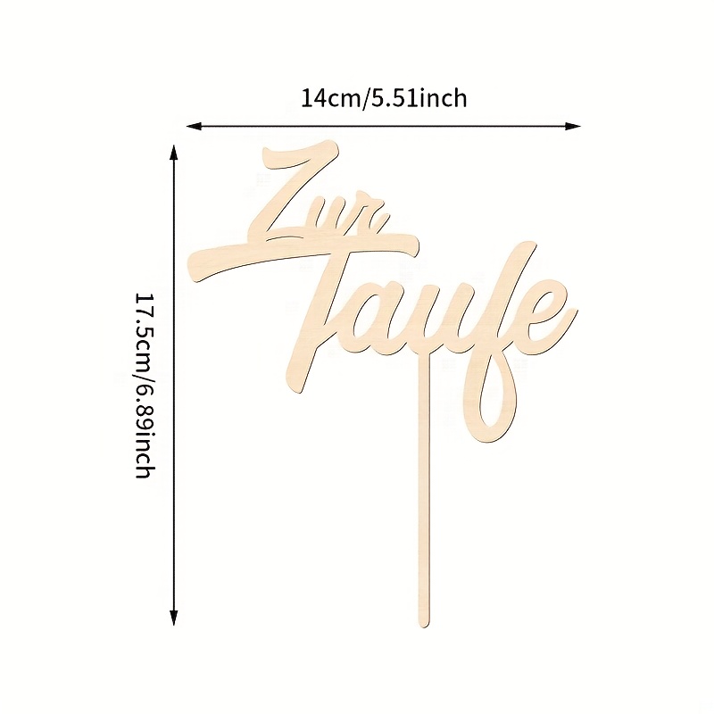 Image of A Cake Topper For Baptism Ceremonies, Designed For Decorating Baptism Cakes, Suitable For Cake Decorations At Baptism Parties, And Perfect As A Gift For Gatherings