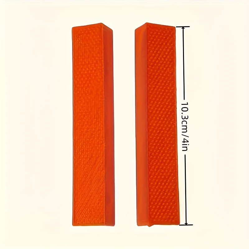 TEMU Set Of 2 Magnetic Vise Jaw Pads 4-inch And 6-inch Soft Protective Pads Made Of Durable Nylon, Featuring A Metal Vise With A Non-slip Grip Are