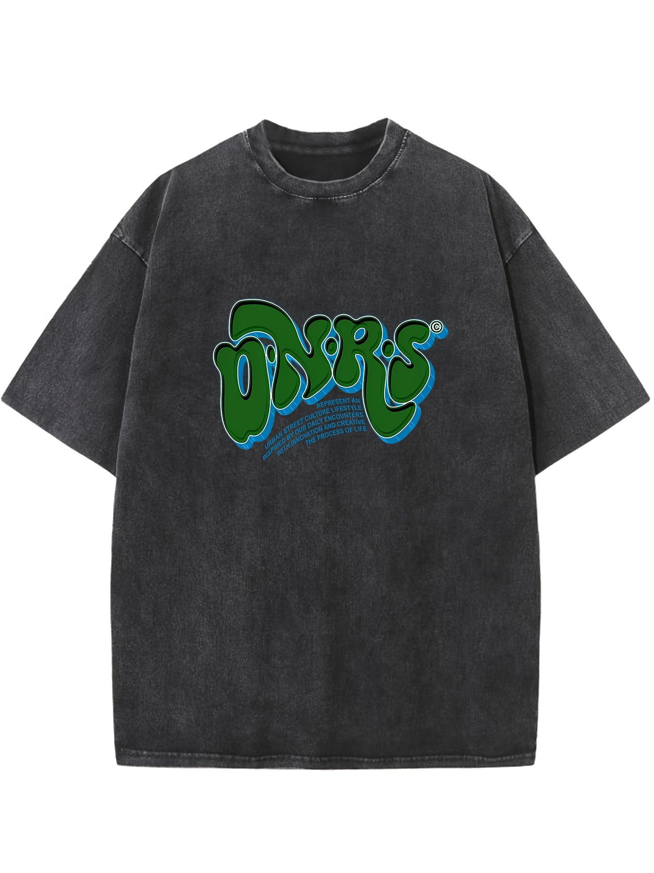 4 Pack Men's Oversized Heavy Cotton T-Shirts - Vintage Baggy Streetwear Tees, Unisex Loose Fit