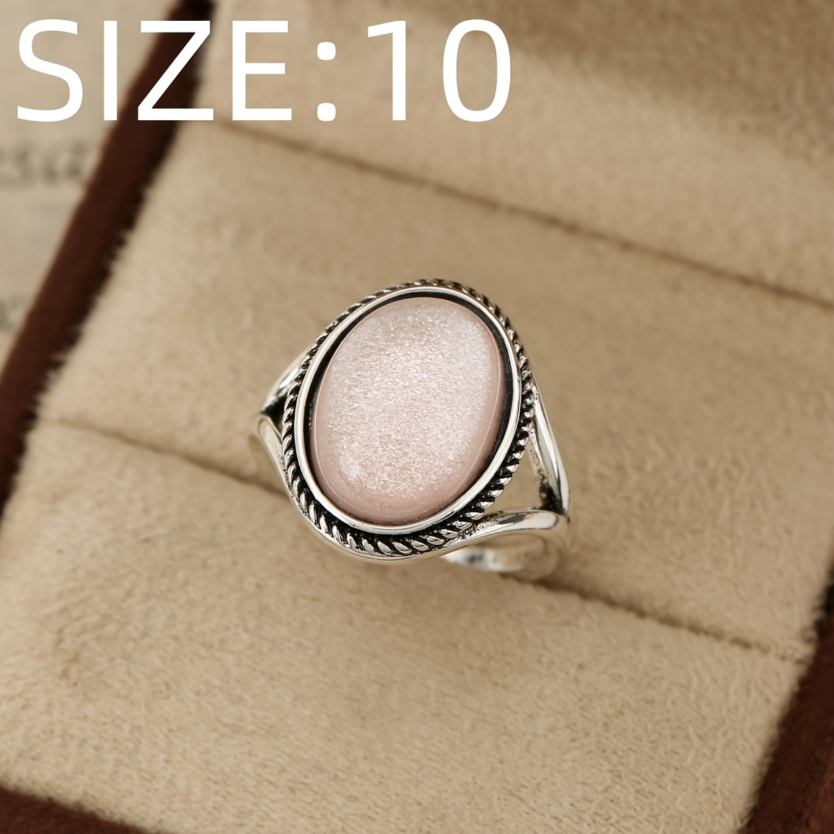 Exquisite Sunflower Copper Ring with Zirconia