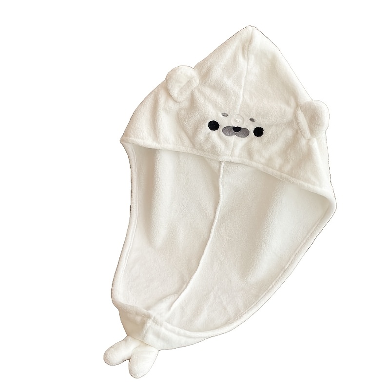 TEMU Bonnet et Turban de Phoque - Séchage Rapide Couleur , Convient à Tous les Âges, Adorable Serviette Serre-tête de Phoque pour , la Natation, -
