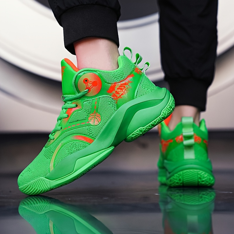 Men Neon Designer Sneakers Red Panda Sneakers Gym Running Shoes