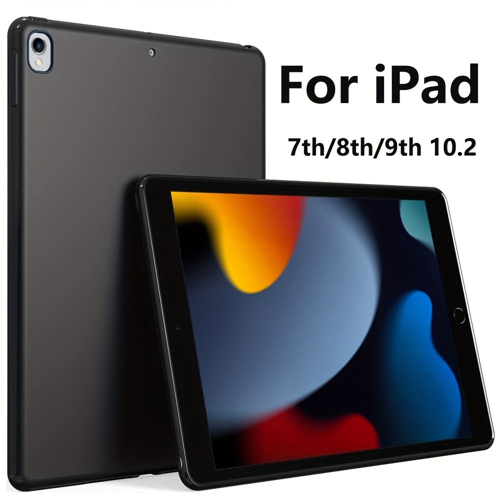 TEMU Soft Tpu Back Case For Ipad (a16) 11th Gen Case 11-inch 2025 For Ipad 10th/9th/8th/7th/6th/5th Gen Cases 10.9/10.2/9.7-inch 2022/2021/2020,