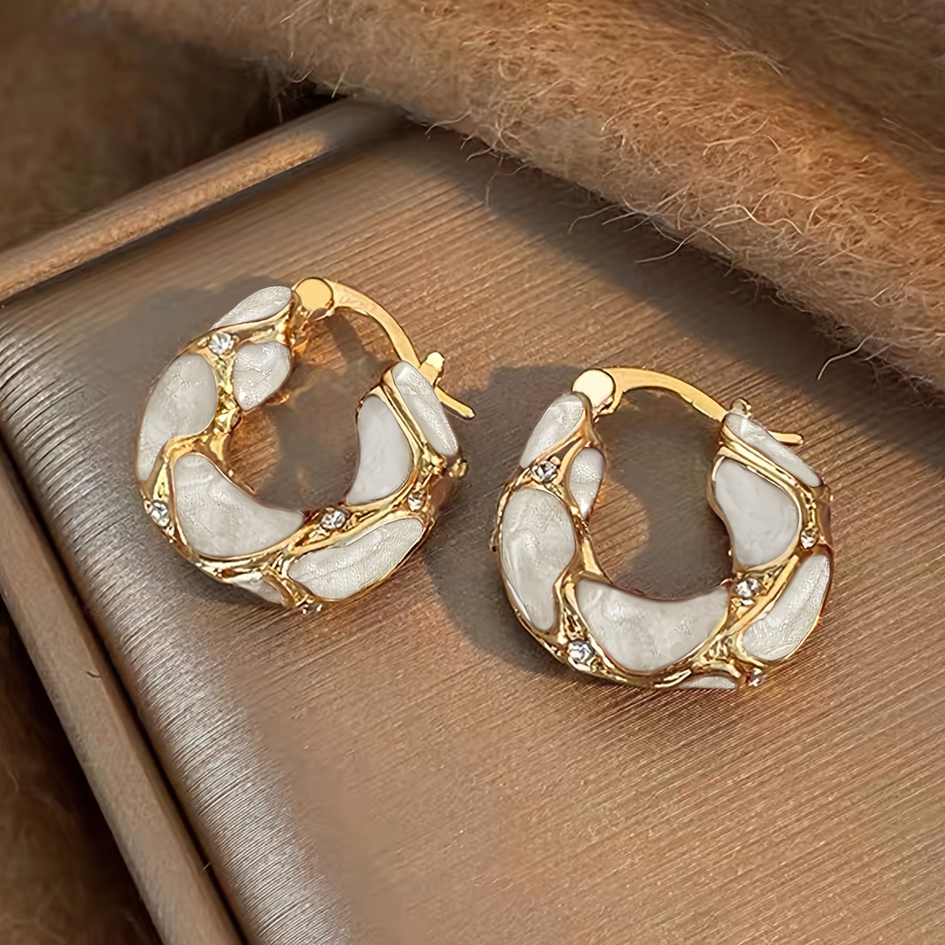 1 Pair Of Daily Versatile, Light Luxury, High-end Fashion, Niche Personality Circle, Essential For Spring And Summer Wear, Women's Ear Rings