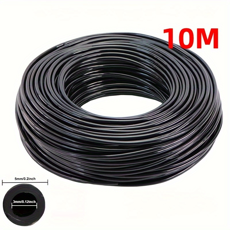 10m/33ft Garden Watering Hose 1/8'' 1/4'' Pvc Hose Micro Drip Irrigation Pipe For Water Plants And Flowers