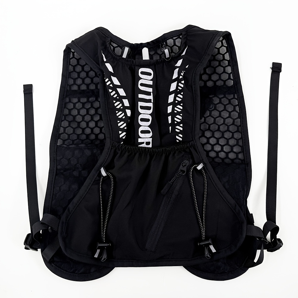 TEMU Chaleco de running y transpirable para exteriores, mochila de hidratación, mochila de montañismo, cross-country, , senderismo, mochila deportiva