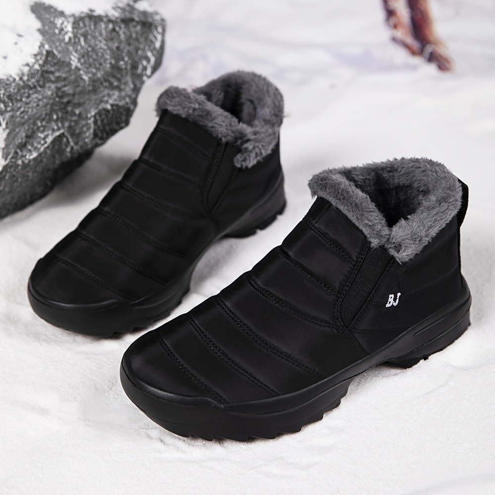 Men's Winter Warm Hiking Boots with Windproof Lining