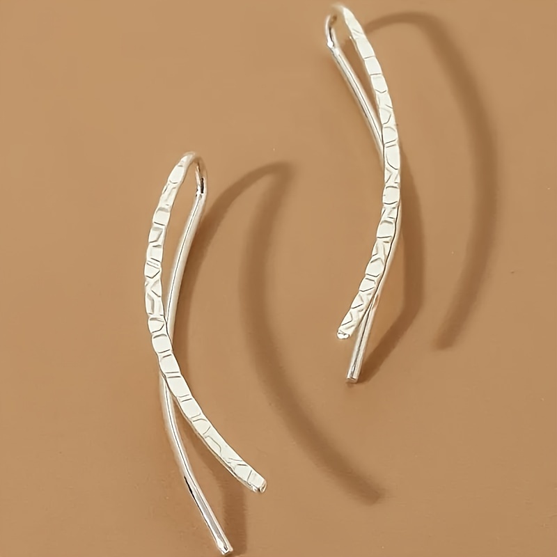 1 Pair Women's Fashion Clip-on Earrings Minimalist Style 3 Colors Suitable For Women's Trendy Party Banquet Casual Additions Daily Date Wear