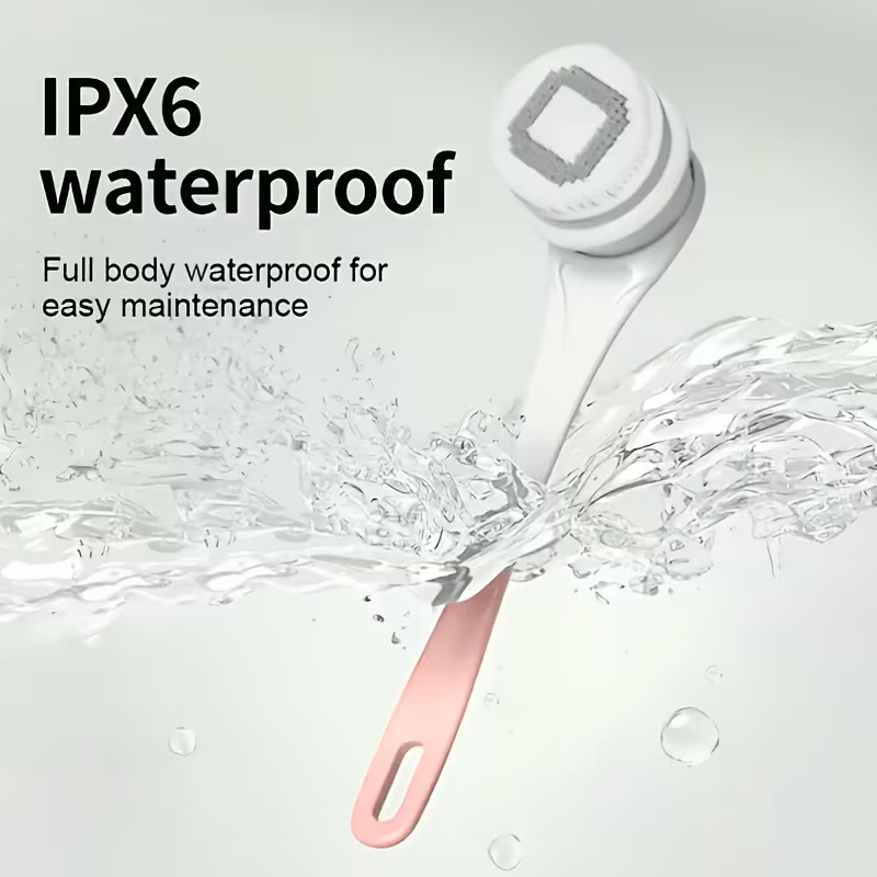 electric bath brush display for accurate timing ipx6 wireless charging for cord free safe bathroom in one brush head for daily cleansing at leaving glowing and smooth Product details 6