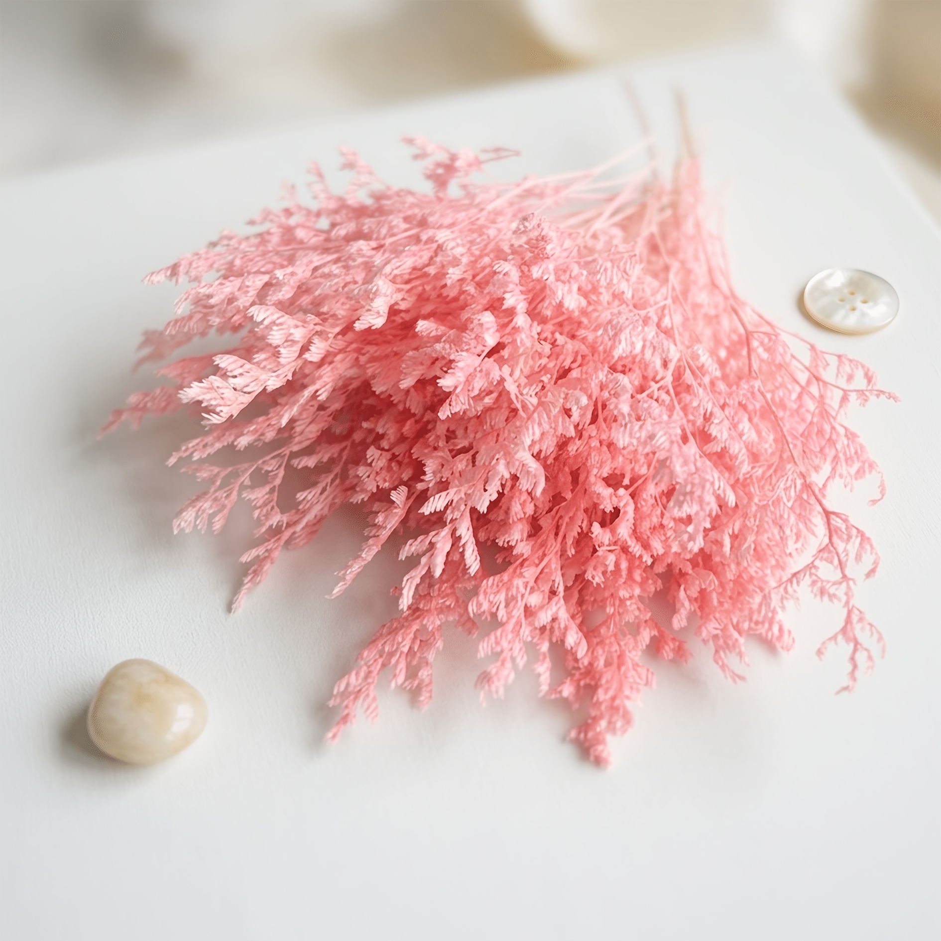 TEMU 98pcs Of 2.4-5.9 Inch Light Pink Artificial Flowers, Faux Pampas Grass, For , Wedding, And Party Decorations, Suitable For Diy, Making Wedding