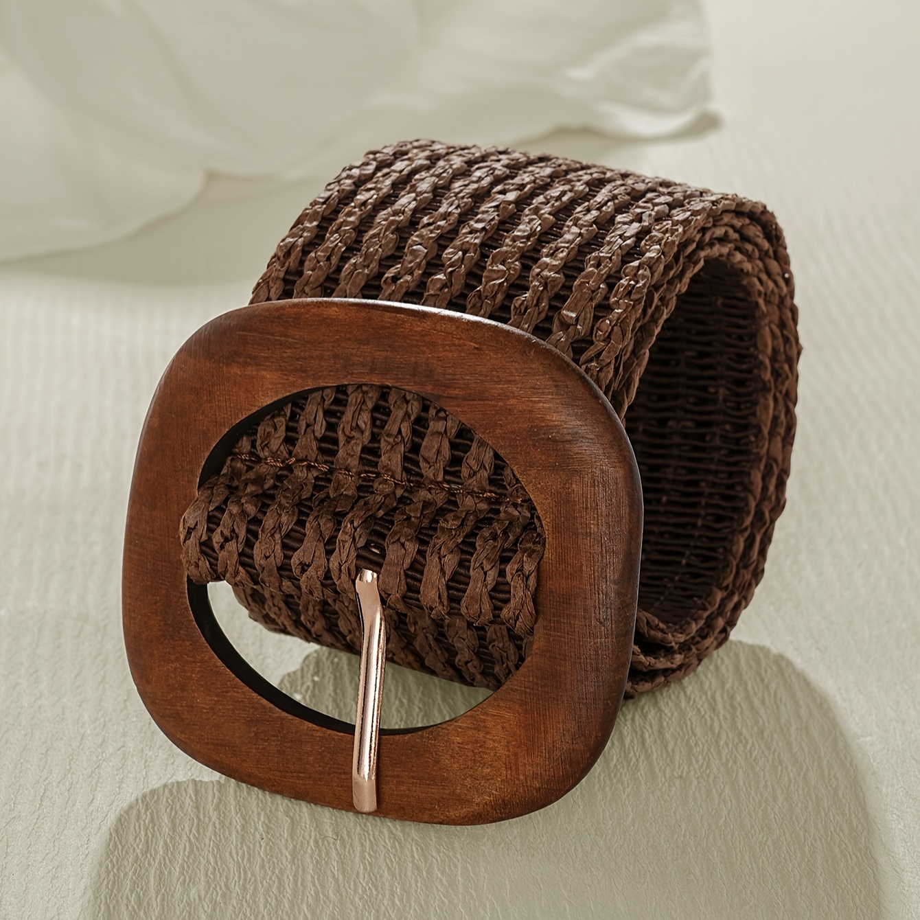 Image of Women's Summer Pp Grass Belt Fashion Dress Bohemian Style Belt Needle Belt