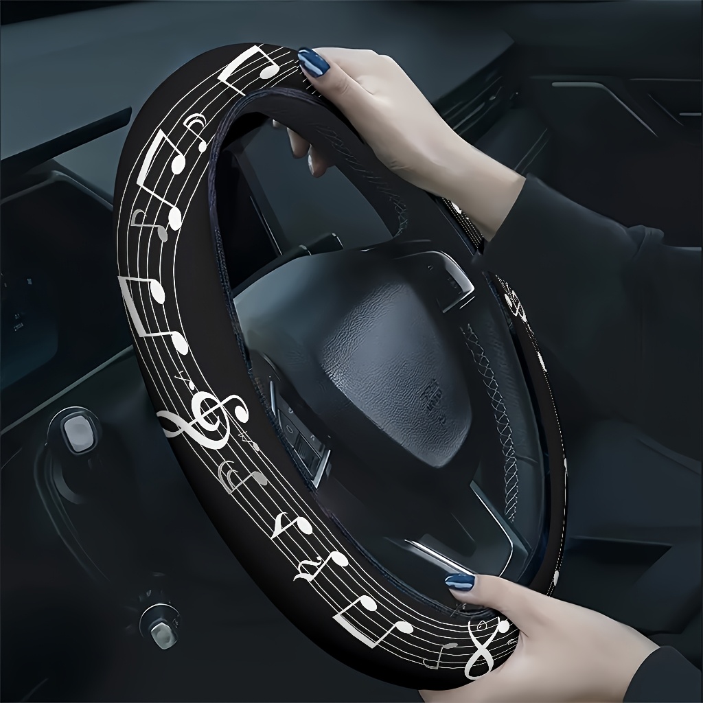 TEMU Coprivolante 1 pz con e , coprivolante per auto e traspirante a , riduce l'affaticamento delle , accessorio automobilistico elegante, regalo per