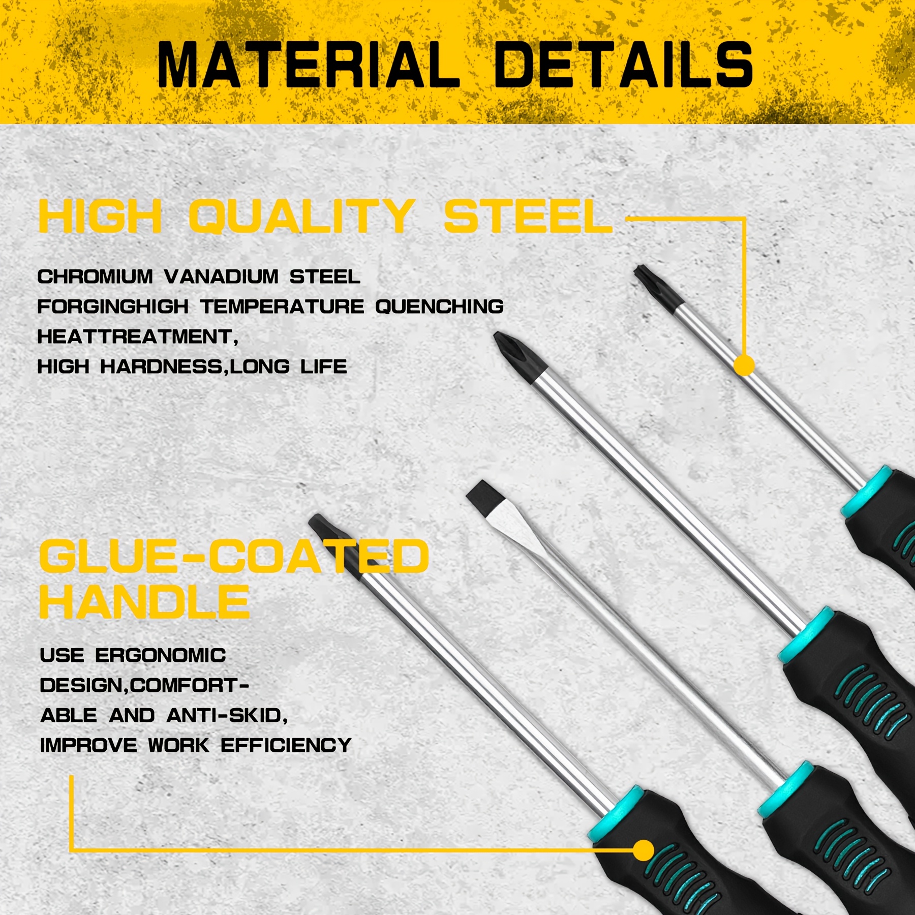 dark duck 118pcs magnetic screwdriver set with plastic rack and magnetic tool bowl chrome vanadium steel multi size for electronics and precision work non slip rubber handles durable metal construction blue Product details 1