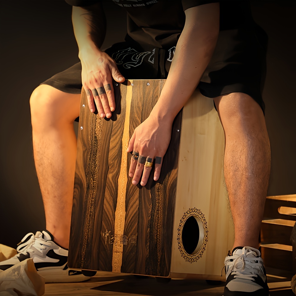 Box Drum Bas01 String Design Professional Cajon Drum - Temu