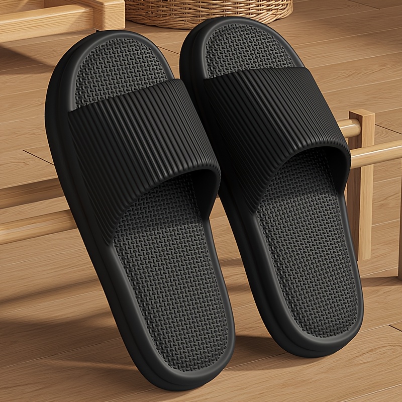 

Plus Size 48-49 Summer Slides - Comfortable Eva Material, Non-slip, Quick-dry, Open Toe Slippers For Indoor/outdoor Use, Beach & Home Relaxation - , Summer Slippers