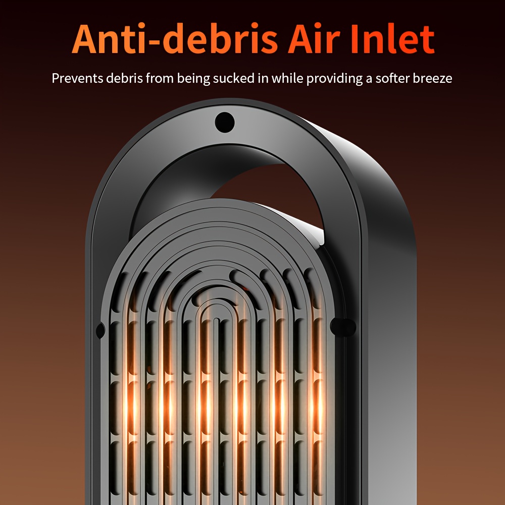 SENBOWE EU Plug Electric Heater, Fast Heating, Compact Space Heater with 3 Heating And Air Circulation Modes, Overheating And Overload Protection, Touch Sensor Switch, 8-Hour Timer, Silent Design, Suitable for Home, Bedroom, And Office Use, Portable Room Heater, Heaters for Large Living Rooms, Room Heaters with High Quality, USB Heater Portable, Portable Heater for Bedroom, Bedroom Heater, Home Heating, Modern Heater, Sleek Heater, Highquality Heater, Reliable Performance,