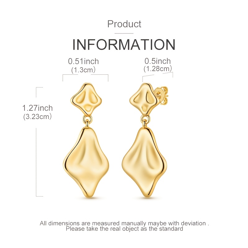 Women's Modern Elegant Hoop Earrings, High Quality Design