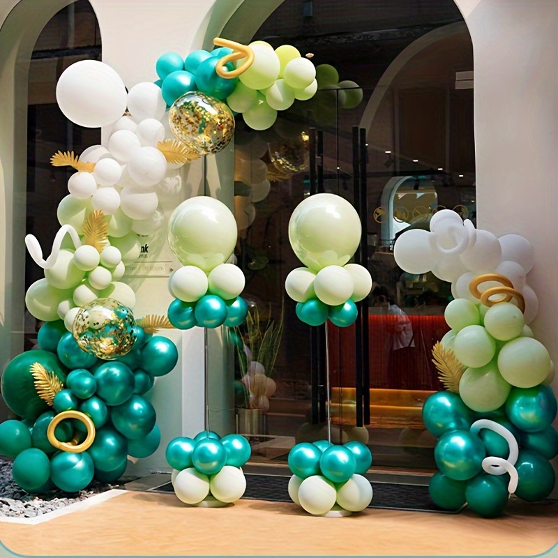  Soporte de arco de globos de mesa y columna de globo con bomba  de globo para kit de arco ajustable de 63 pulgadas para suelo para baby  shower, graduación, cumpleaños, boda
