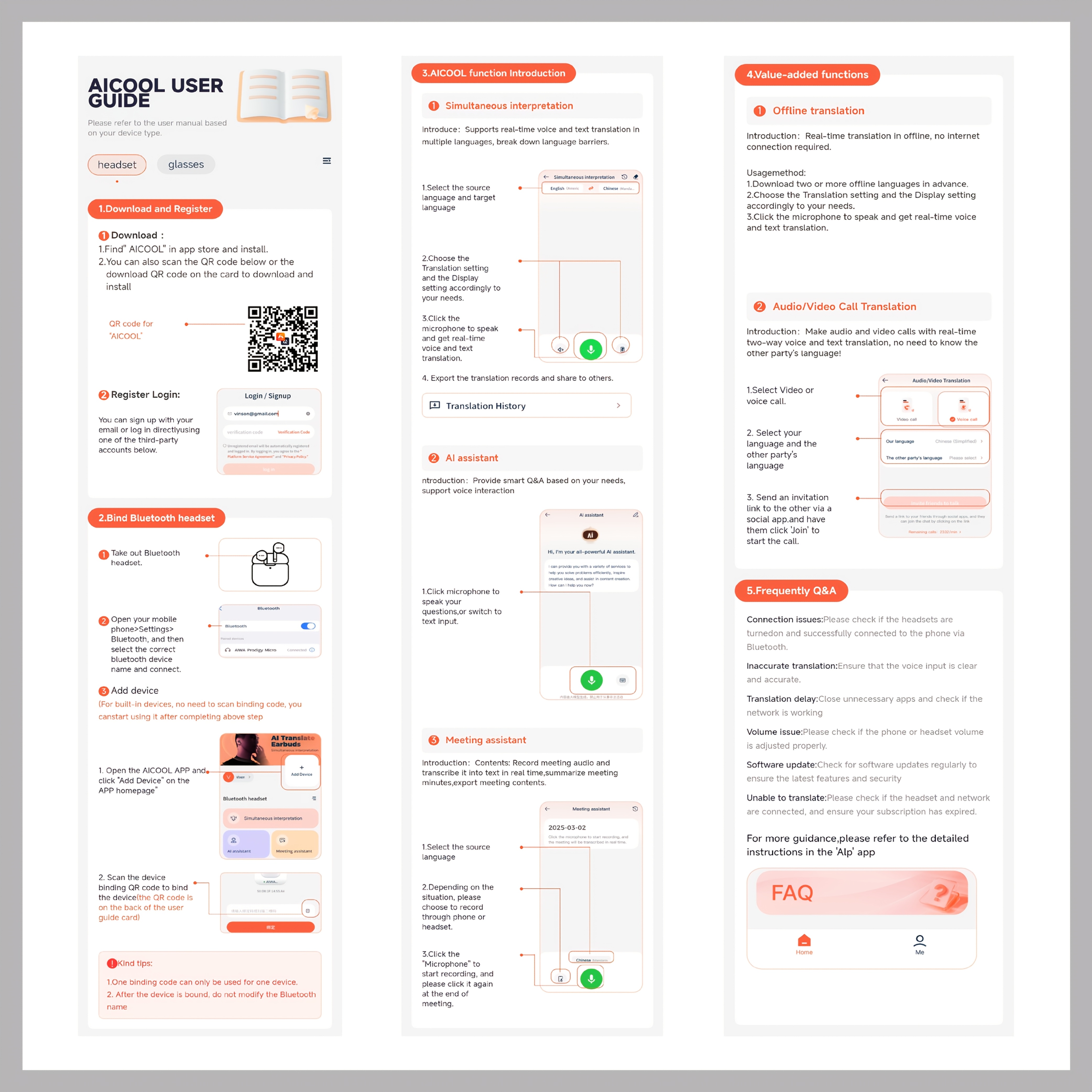 AI Real-time Translation Wireless Headphones, OWS Language Translation Earbuds, 144 Languages, 3-in-1 Translation Earbuds with iOS and Android Systems, suitable for learning, business and travel Core Technology & Function 13 AI Real-time Translation Wireless Headphones, OWS Language Translation Earbuds, 144 Languages, 3-in-1 Translation Earbuds with iOS and Android Systems, suitable for learning, business and travel Core Technology & Function - Image 13