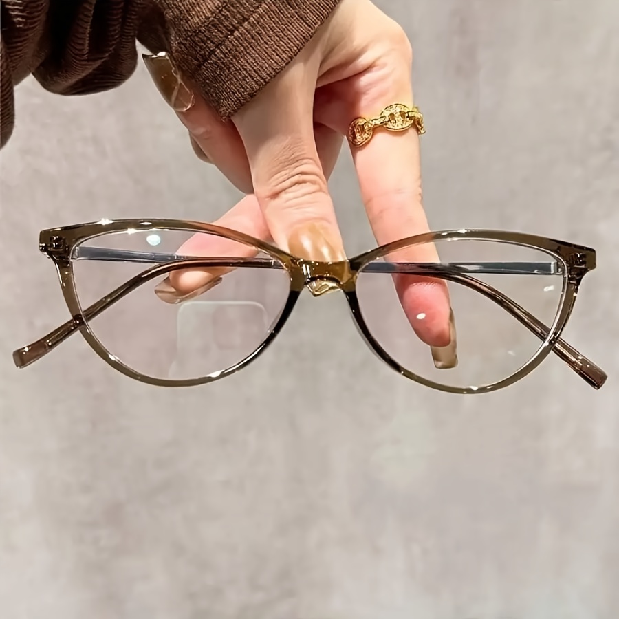 1 pair of Cat eyes glasses 1 pair new cat eye glasses fashionable - Temu main image 3