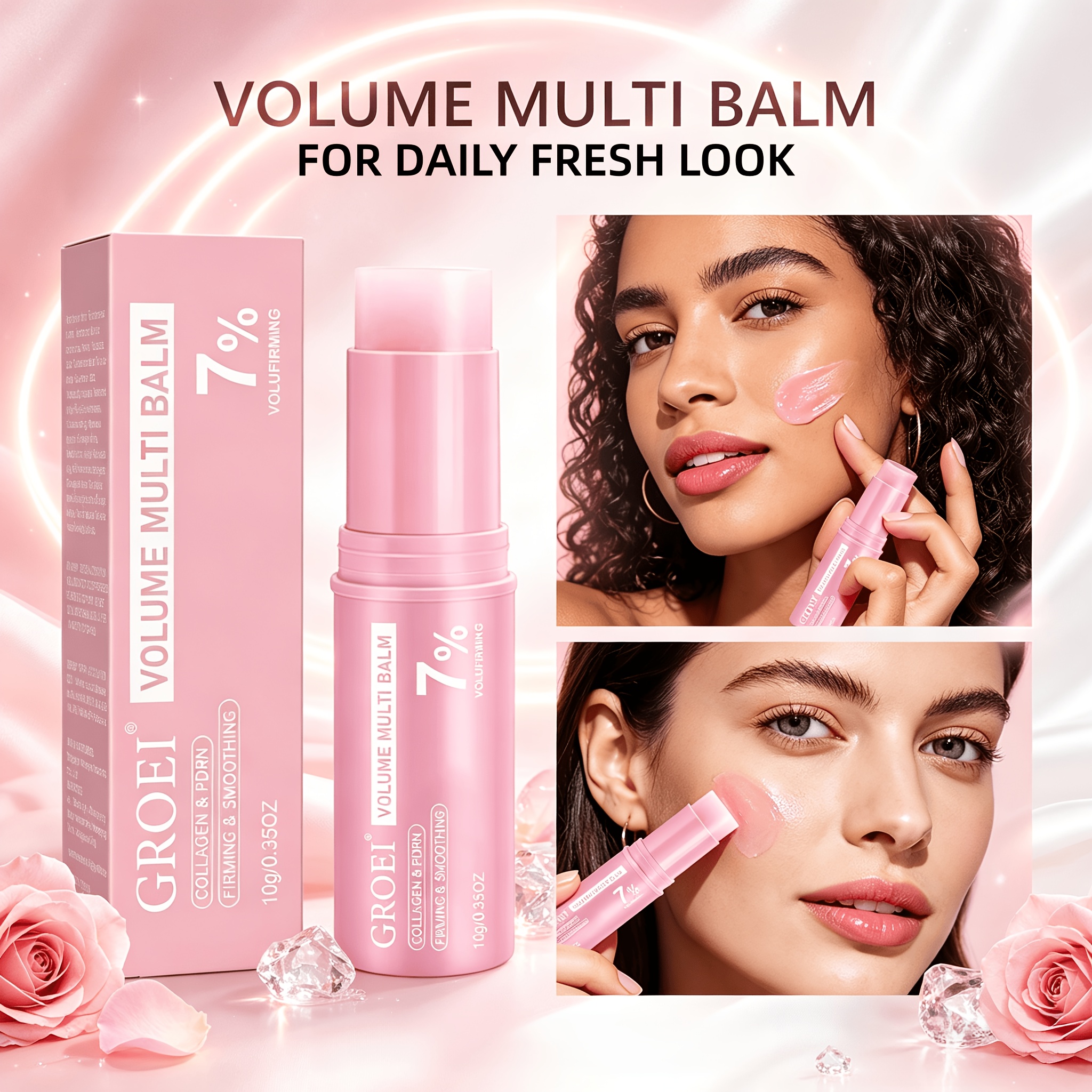 2pcs GROEI Collagen PDRN Multi-Effect Plumping Stick