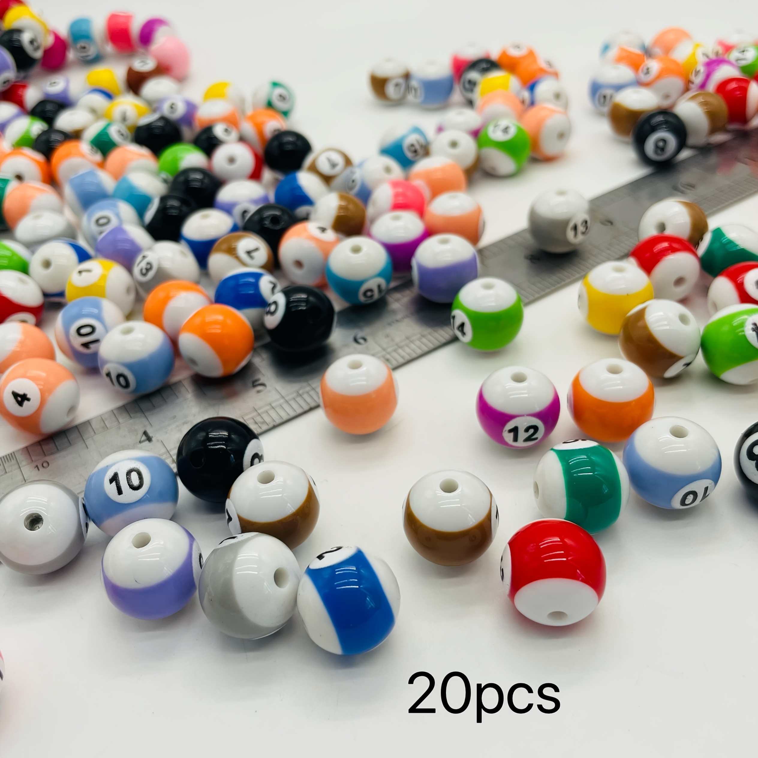 E-shop 16 mm Billardkugel-Perlen Armband für Paare Billard-Schmuck Halbzeug Studenten-Armband-Zubehör